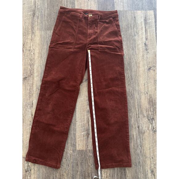 Tribal Women's Corduroy Pants in Rust - Picture 2 of 7